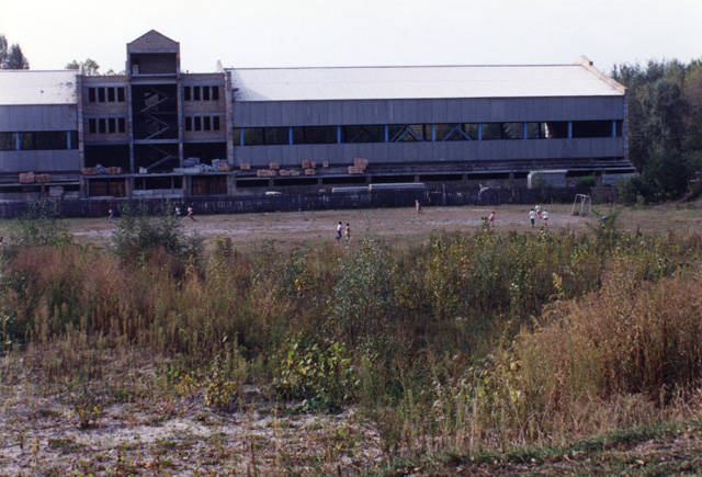 factory & soccer field