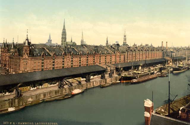 Hamburgs port