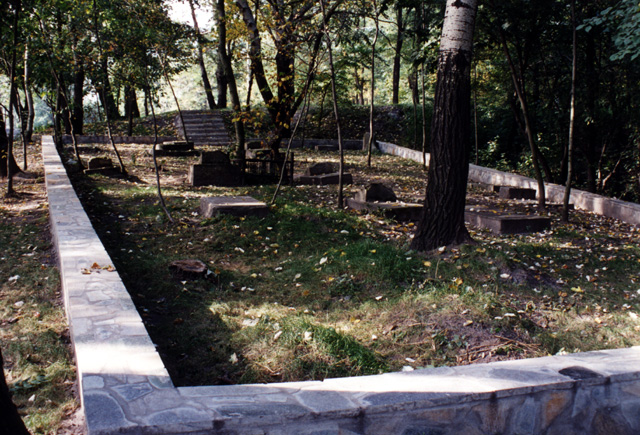 The remnants of the old Jewish cemetery